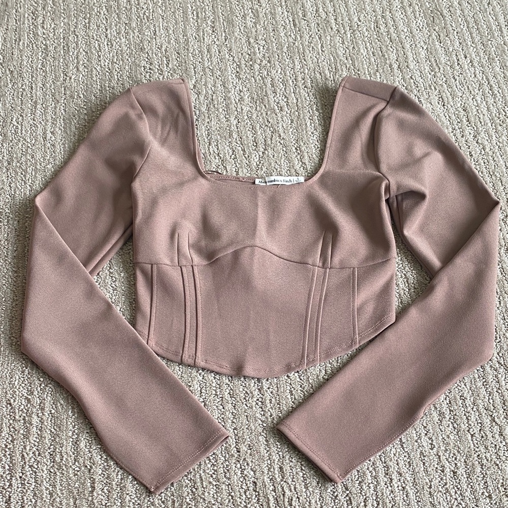 Abercrombie & Fitch Brown Long Sleeve Size S